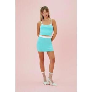 Turquoise Hello Kitty Rhinestone Knit Skirt – Forever 21 *SMALL* Order NOW